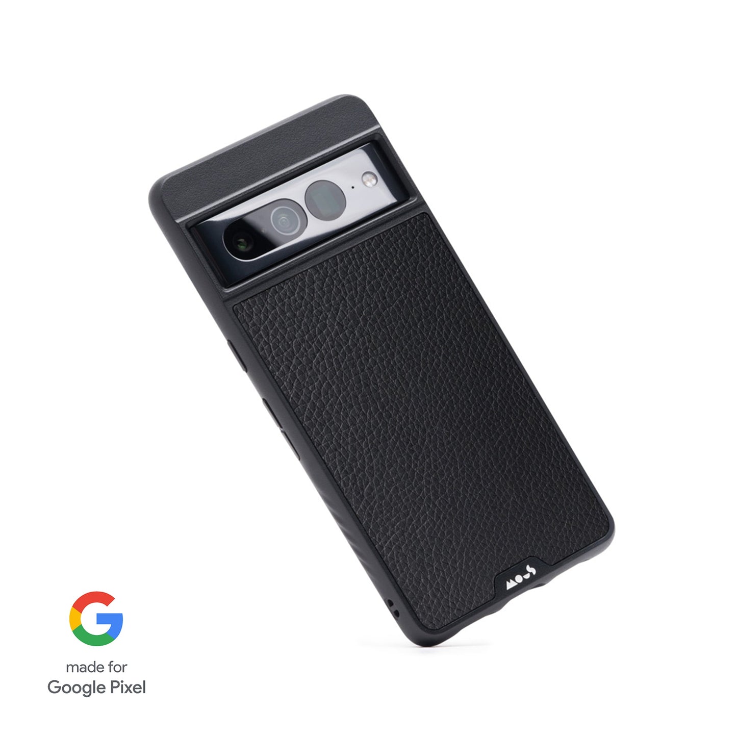 Compatible Black Leather Phone Case
