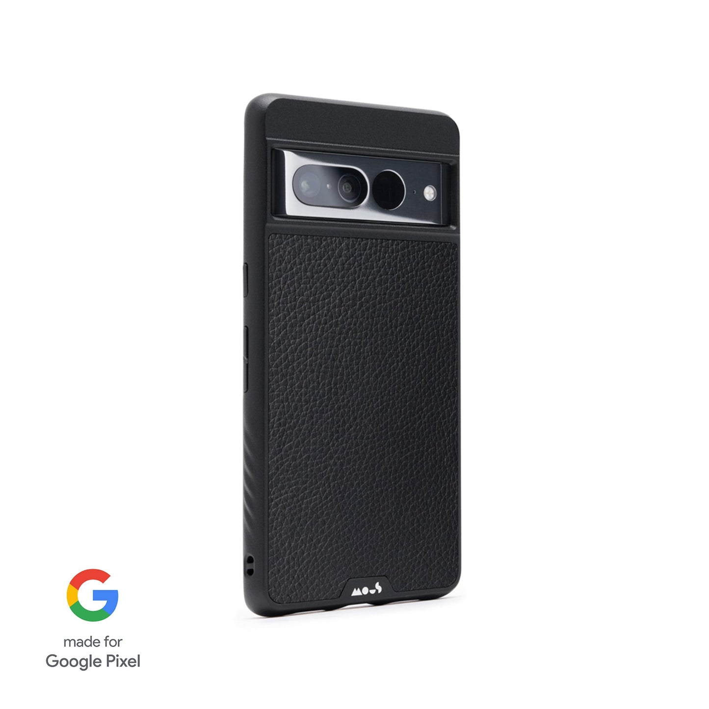 Compatible Black Leather Phone Case
