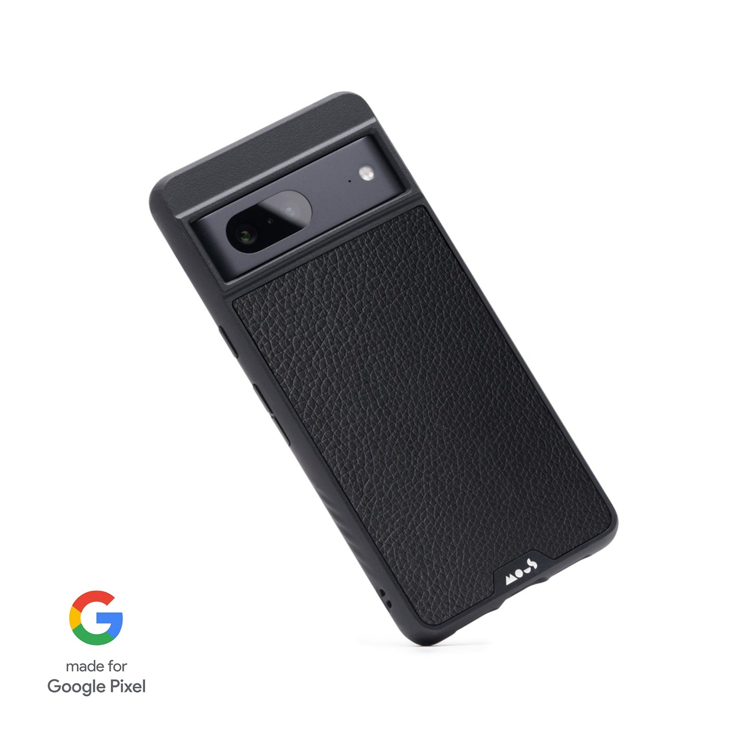 Compatible Black Leather Phone Case