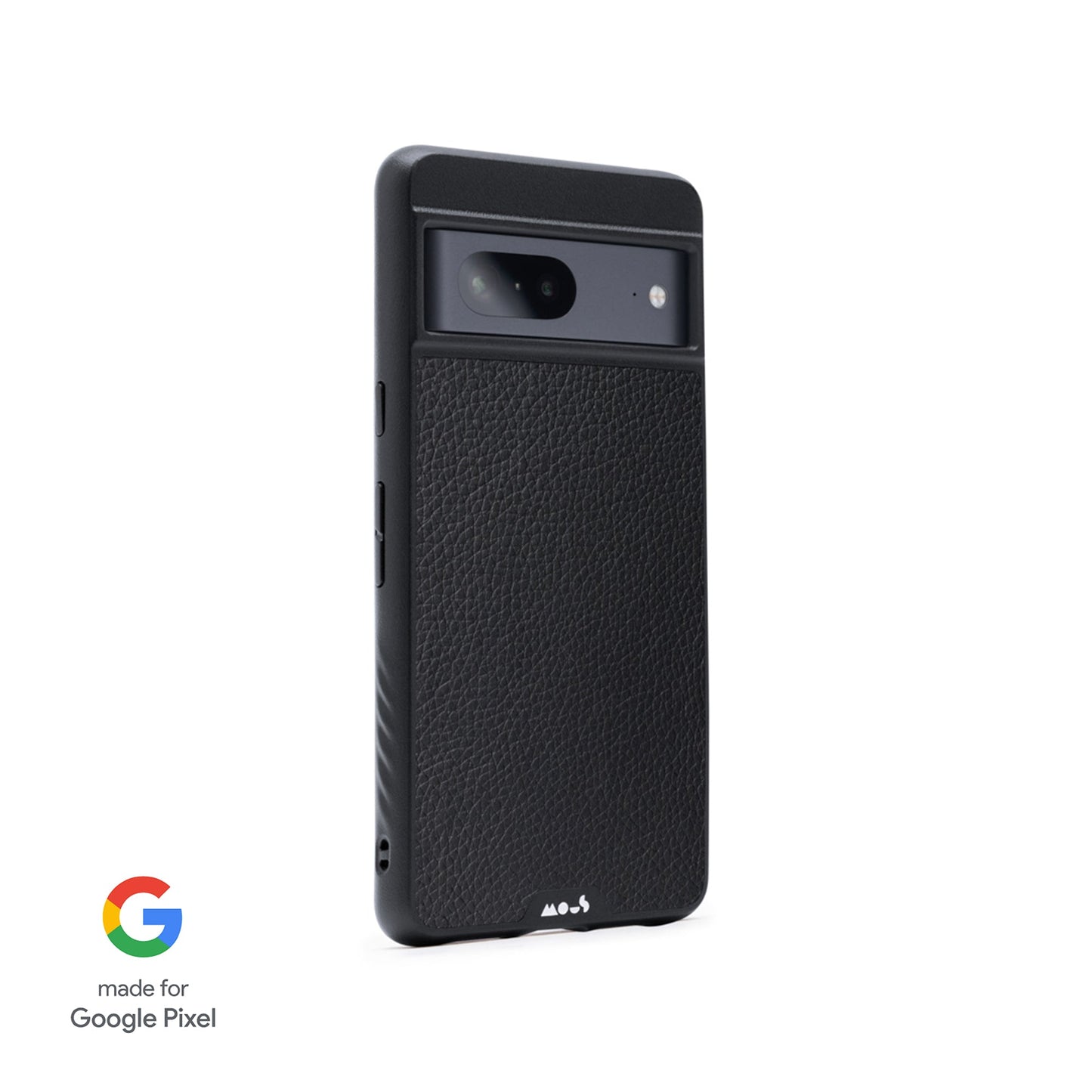 Compatible Black Leather Phone Case