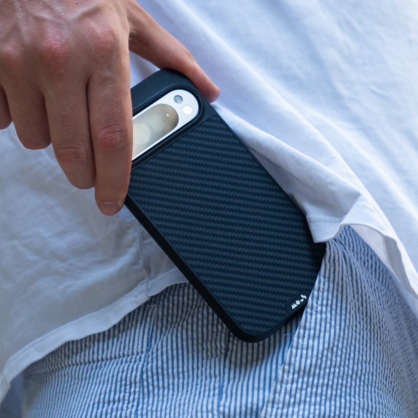 Compatible Aramid Fibre Phone Case