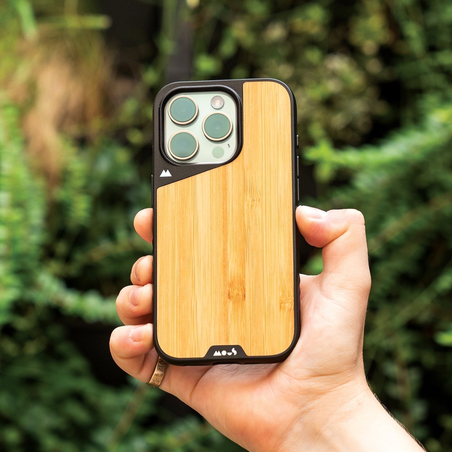 Compatible Bamboo Phone Case
