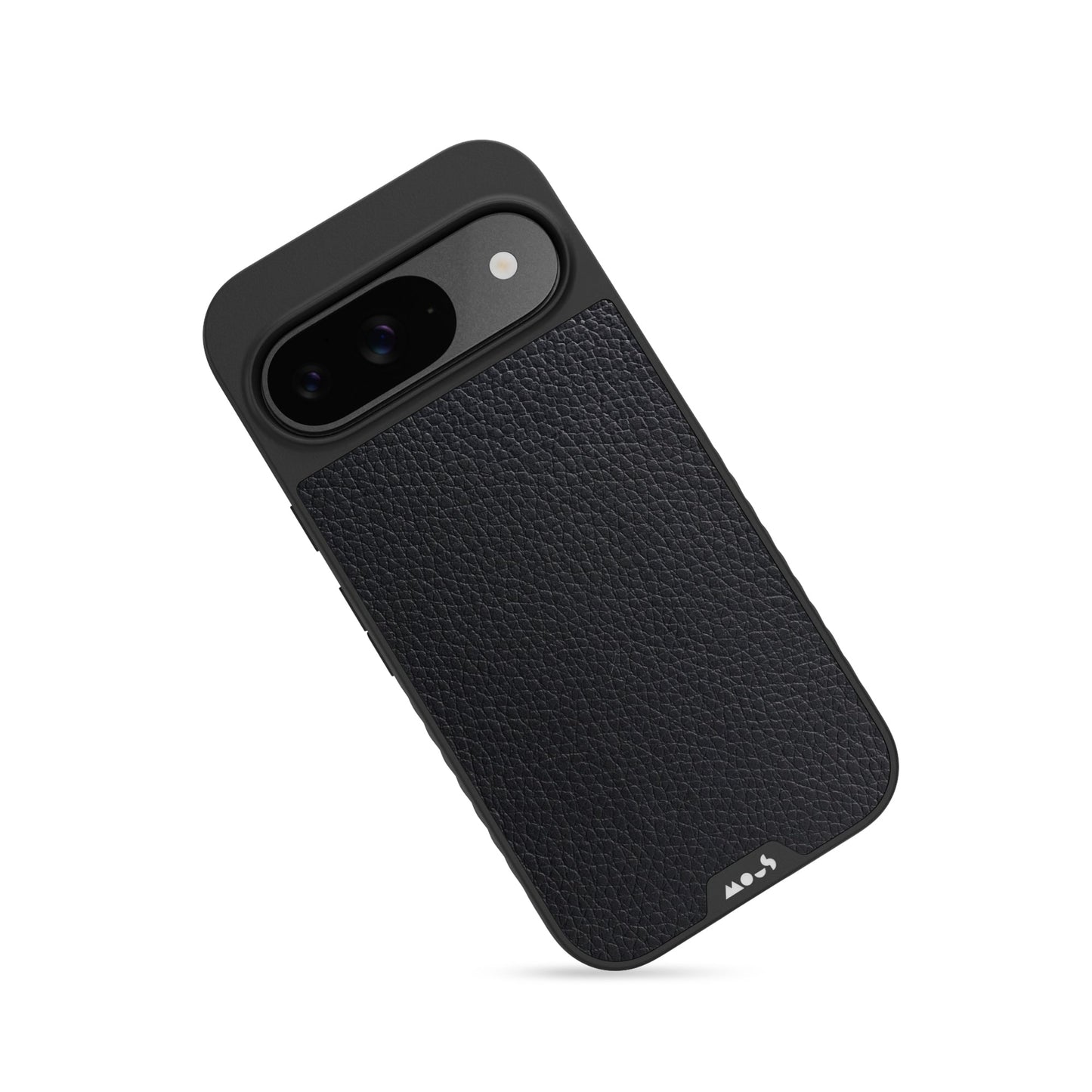 Compatible Black Leather Phone Case