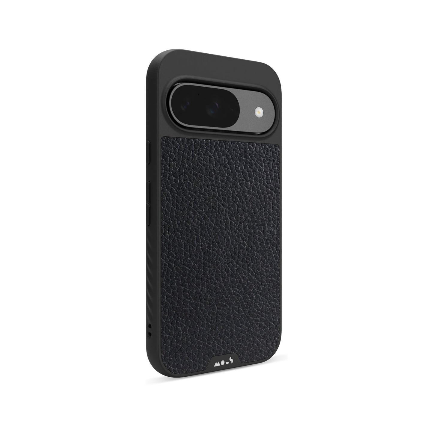 Compatible Black Leather Phone Case