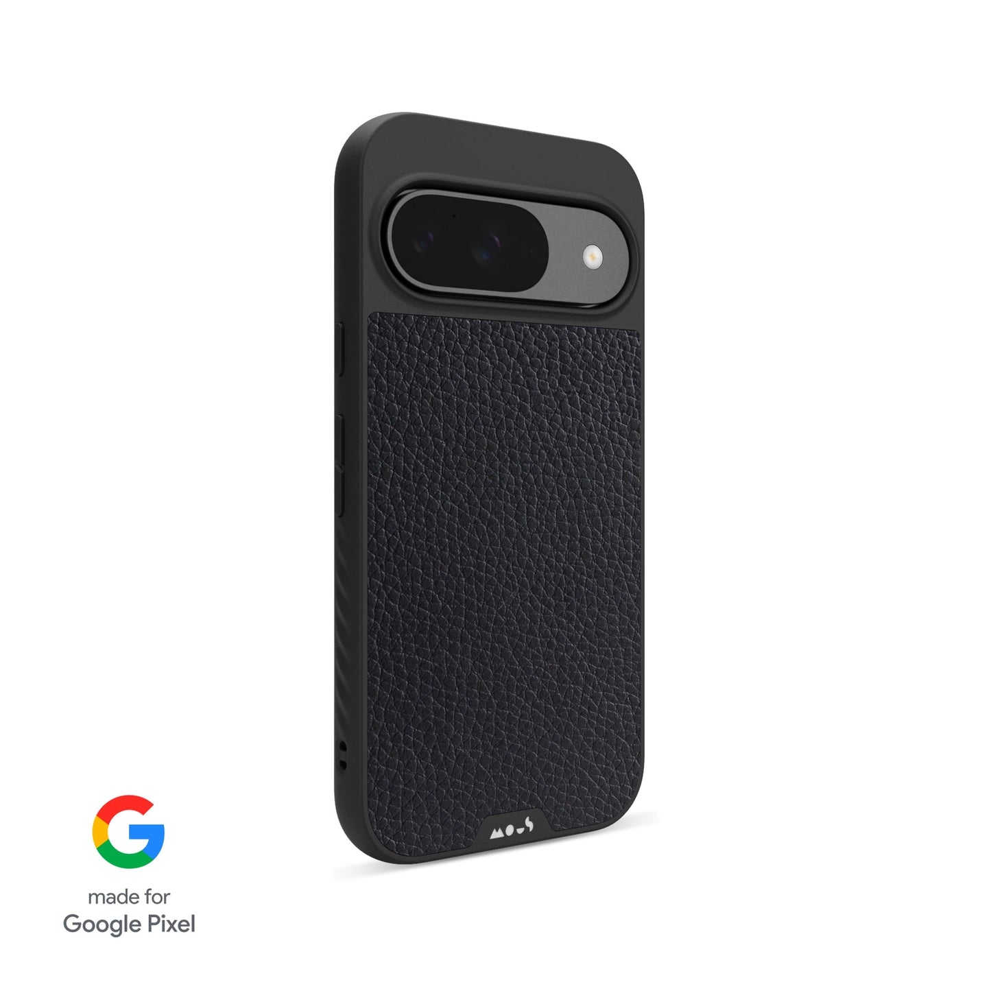 Compatible Black Leather Phone Case