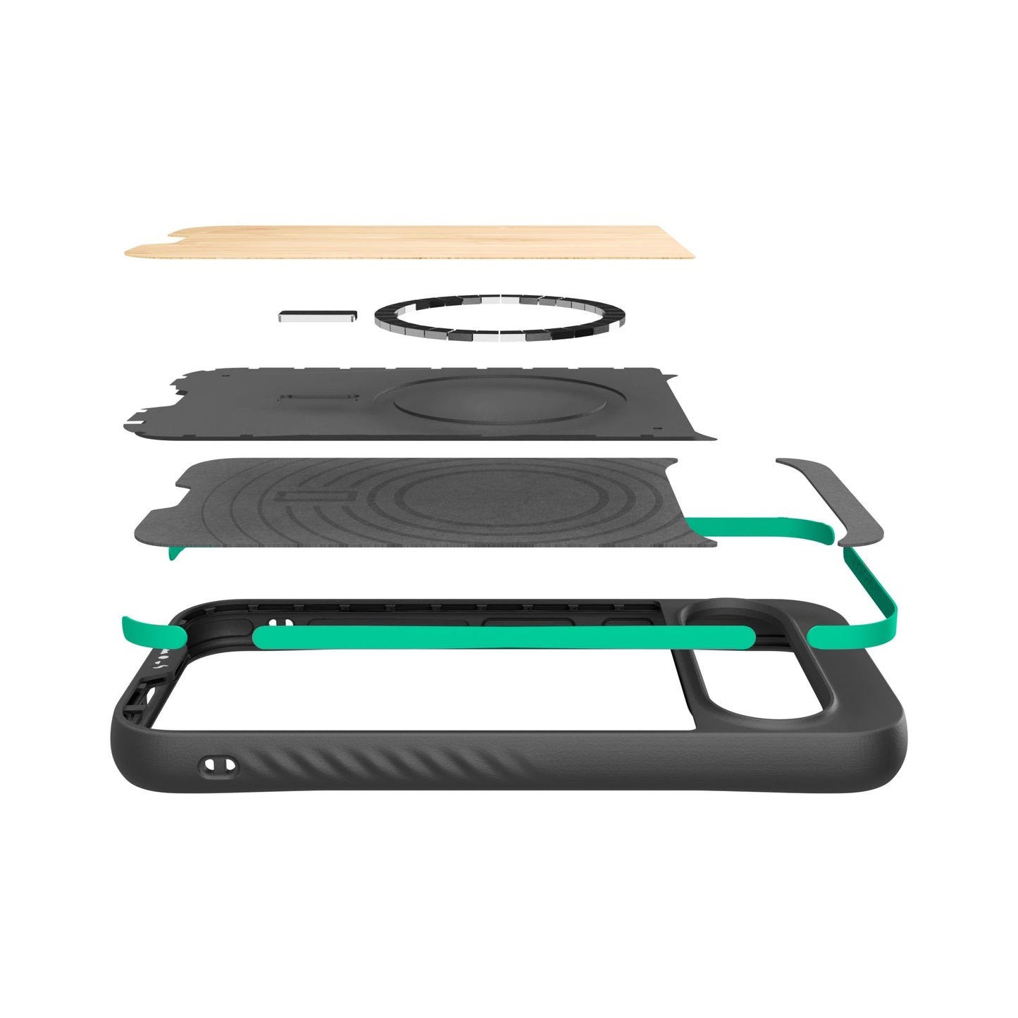 Compatible Bamboo Phone Case