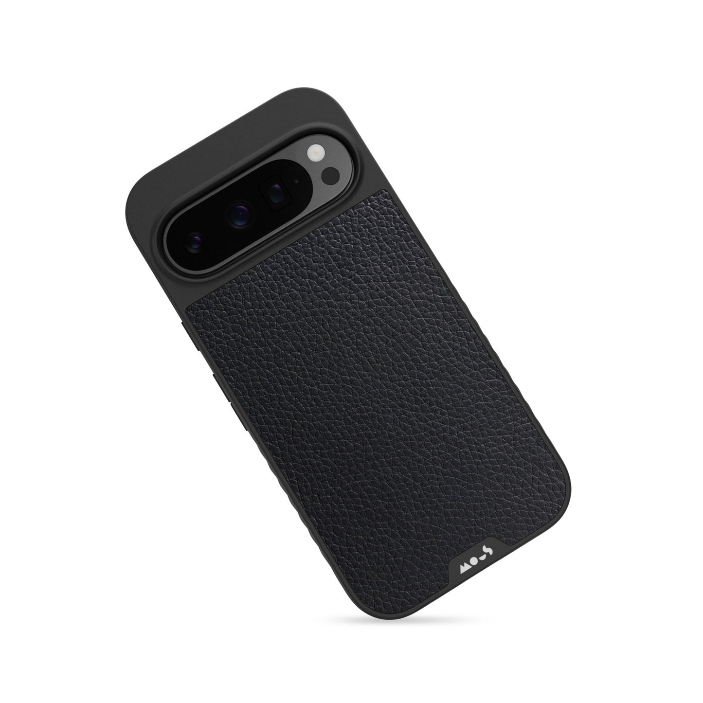 Compatible Black Leather Phone Case