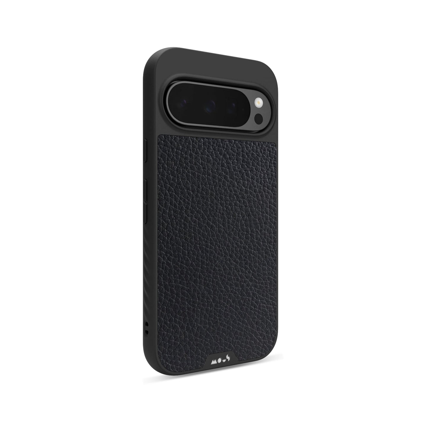 Compatible Black Leather Phone Case