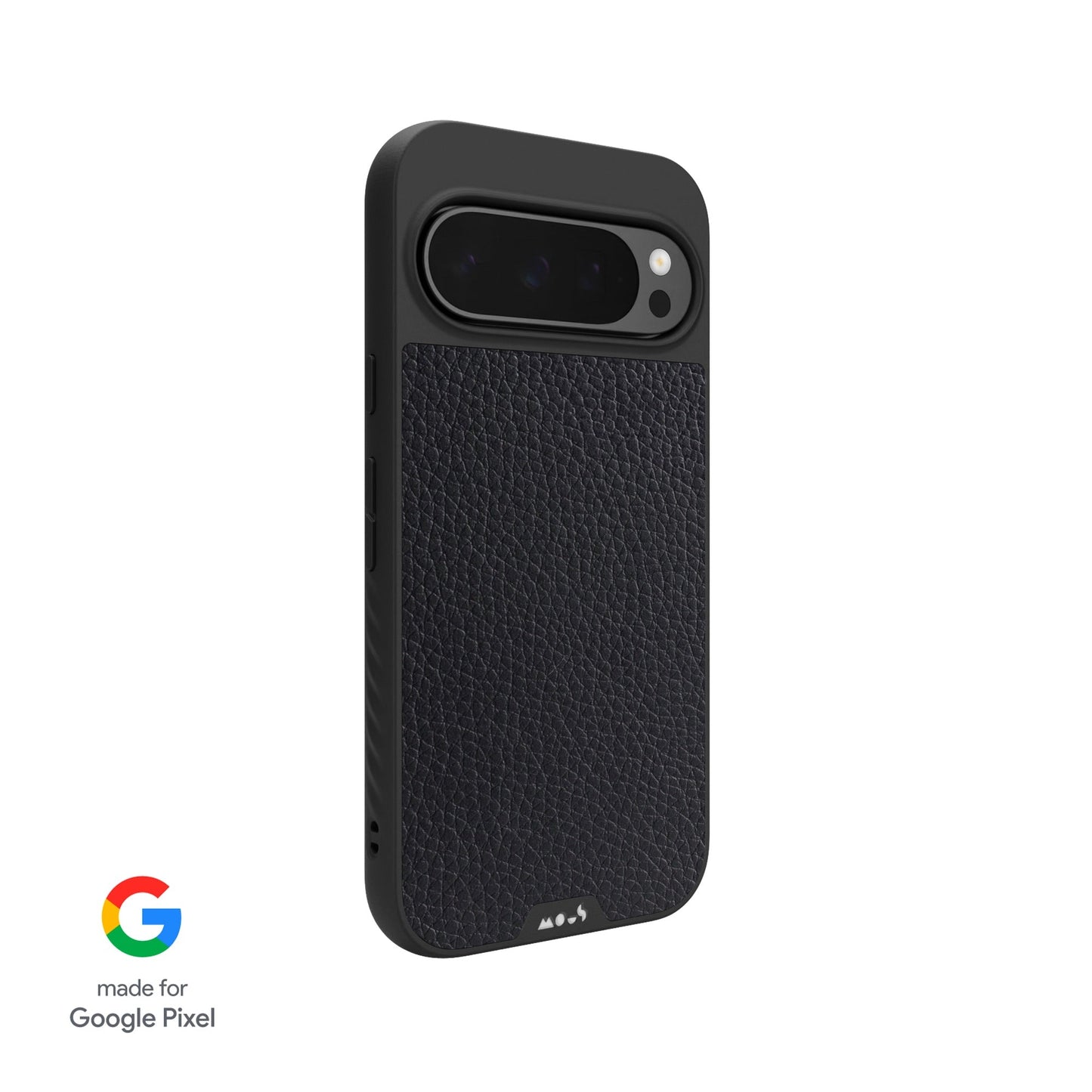 Compatible Black Leather Phone Case