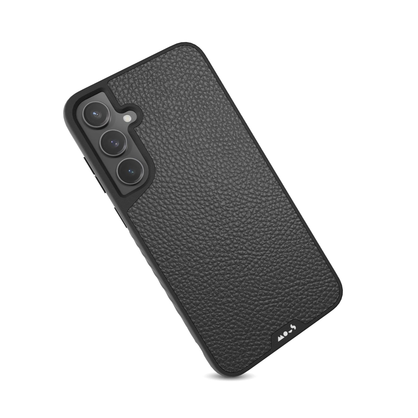 Compatible Black Leather Phone Case