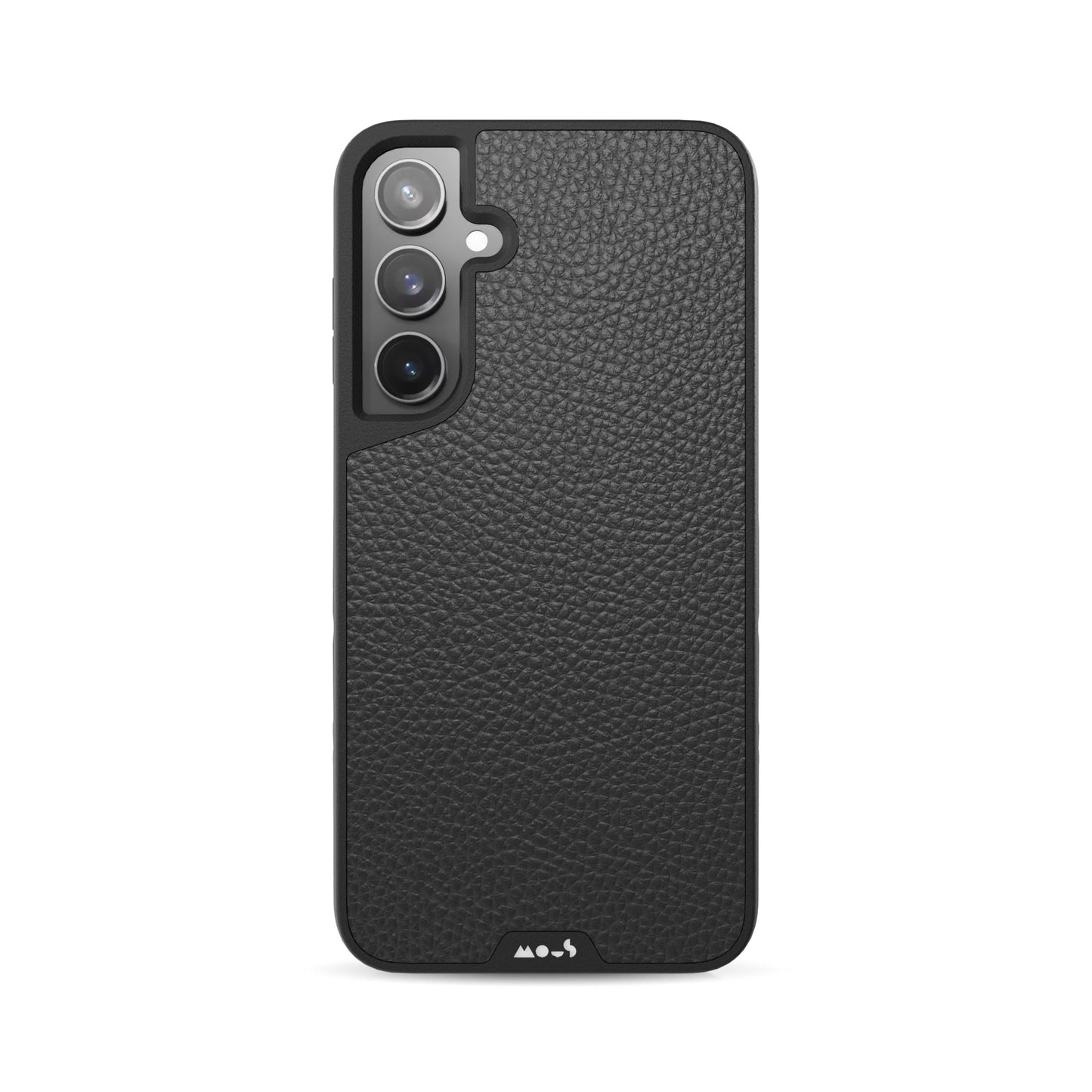 Compatible Black Leather Phone Case