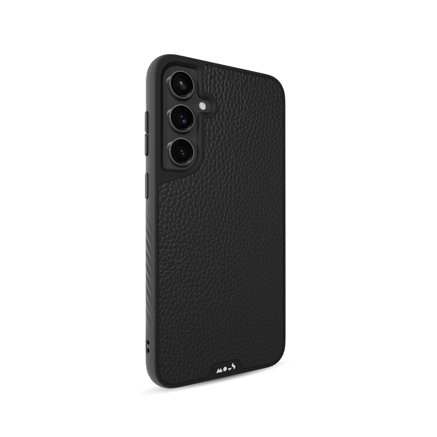 Compatible Black Leather Phone Case