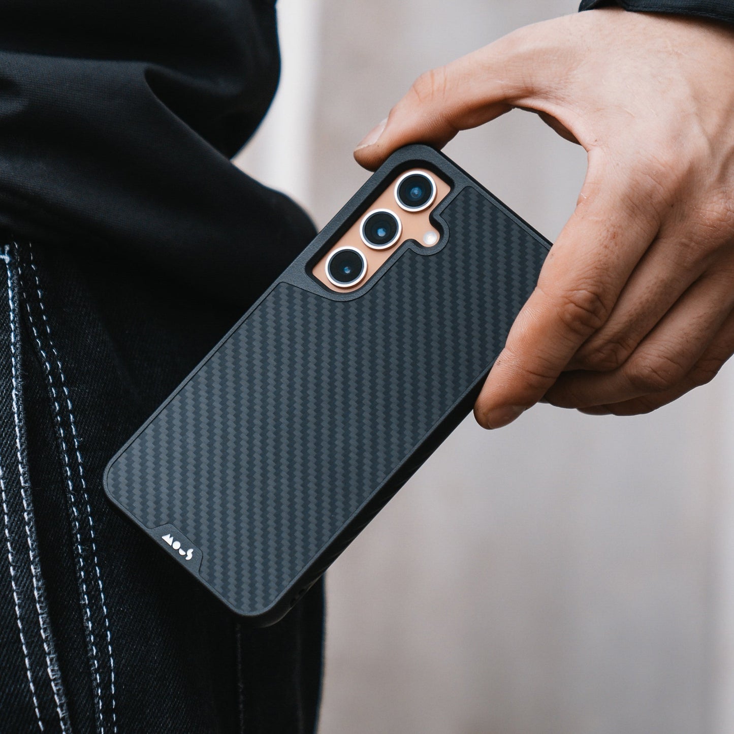 Compatible Aramid Fibre Phone Case