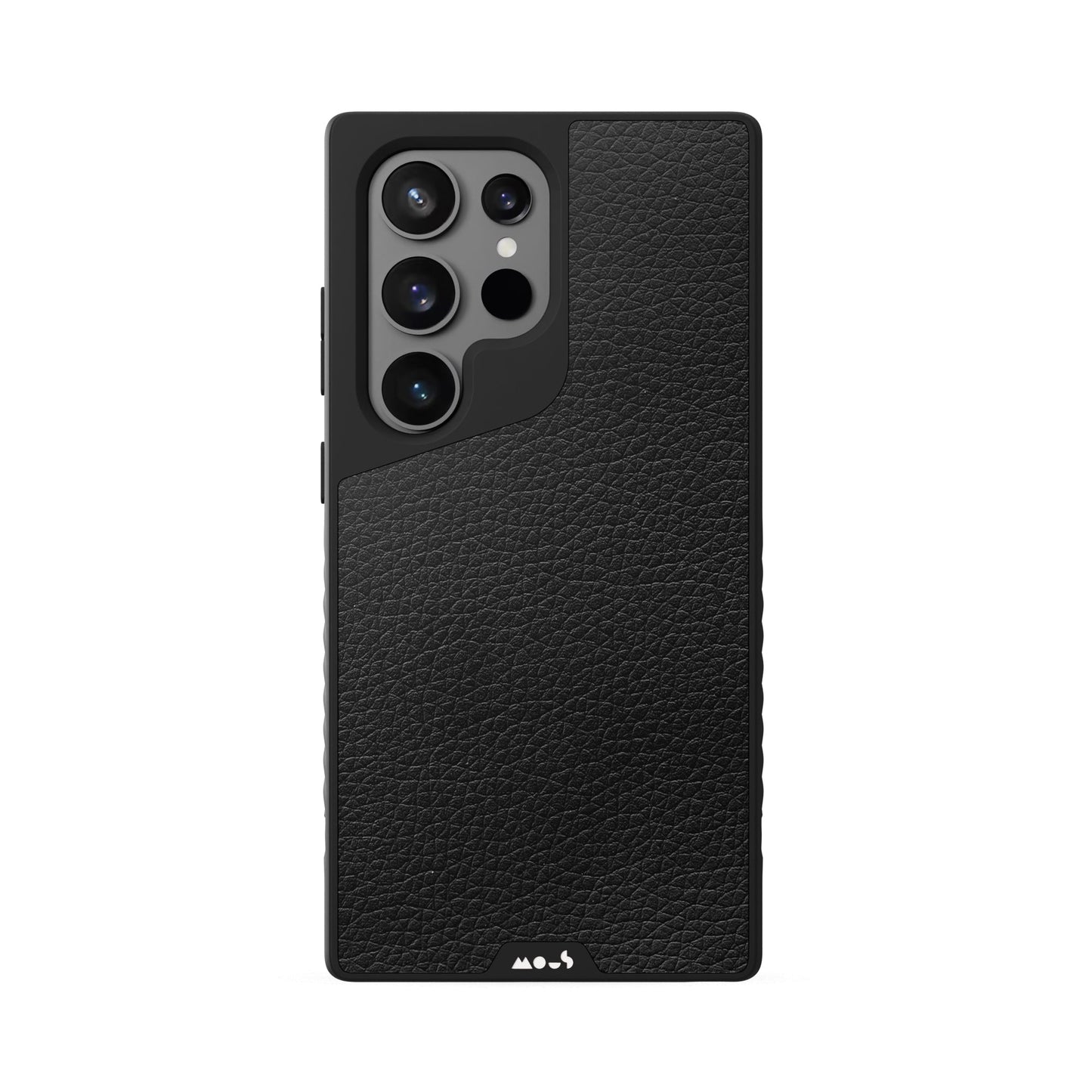 Compatible Black Leather Phone Case