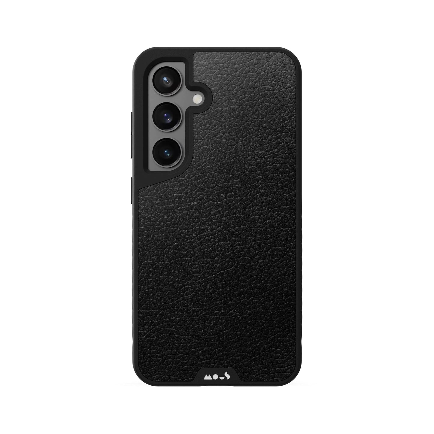 Compatible Black Leather Phone Case