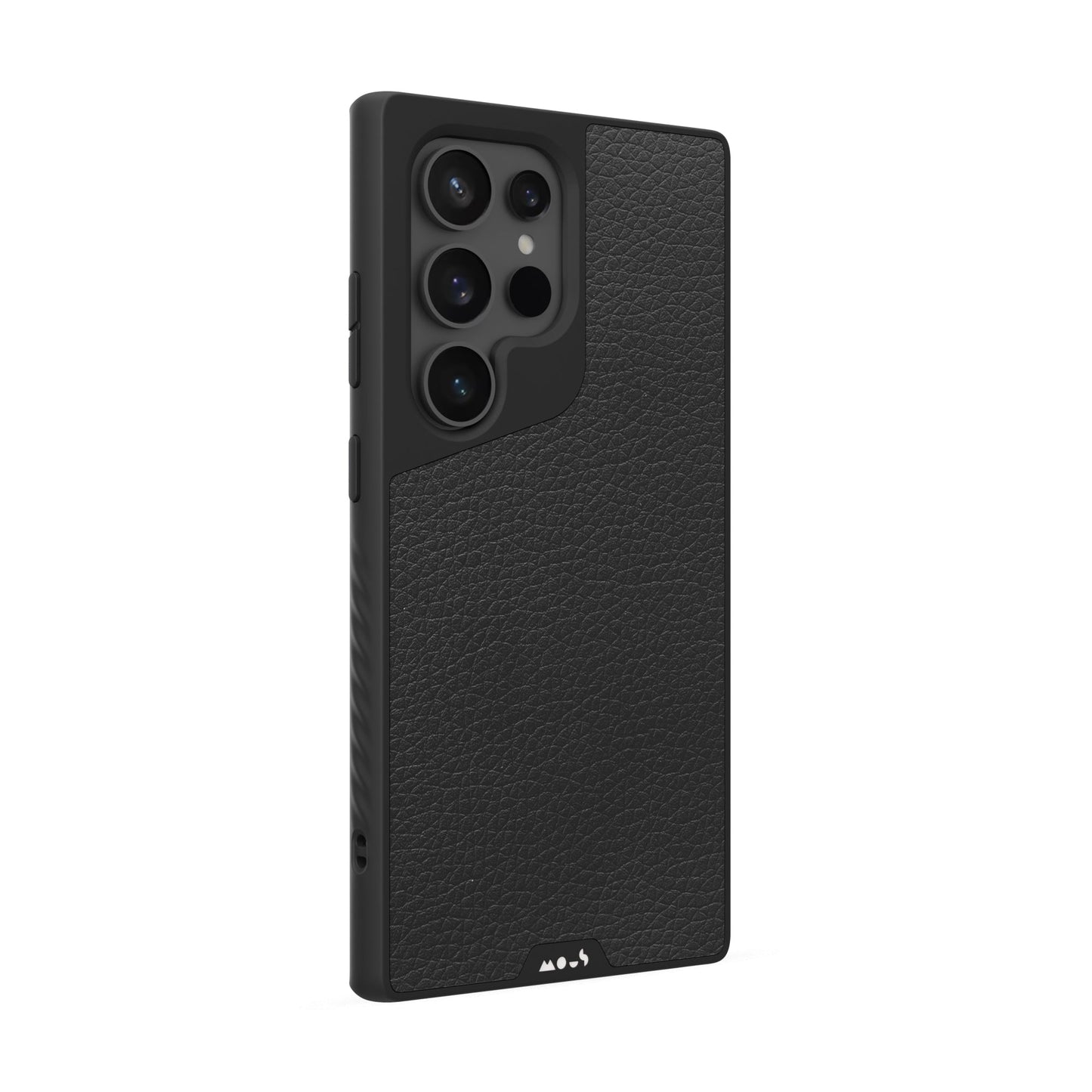 Compatible Black Leather Phone Case