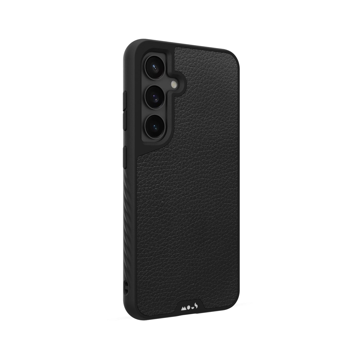 Compatible Black Leather Phone Case