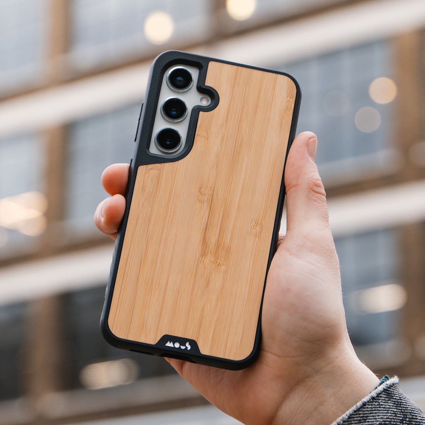 Compatible Bamboo Phone Case