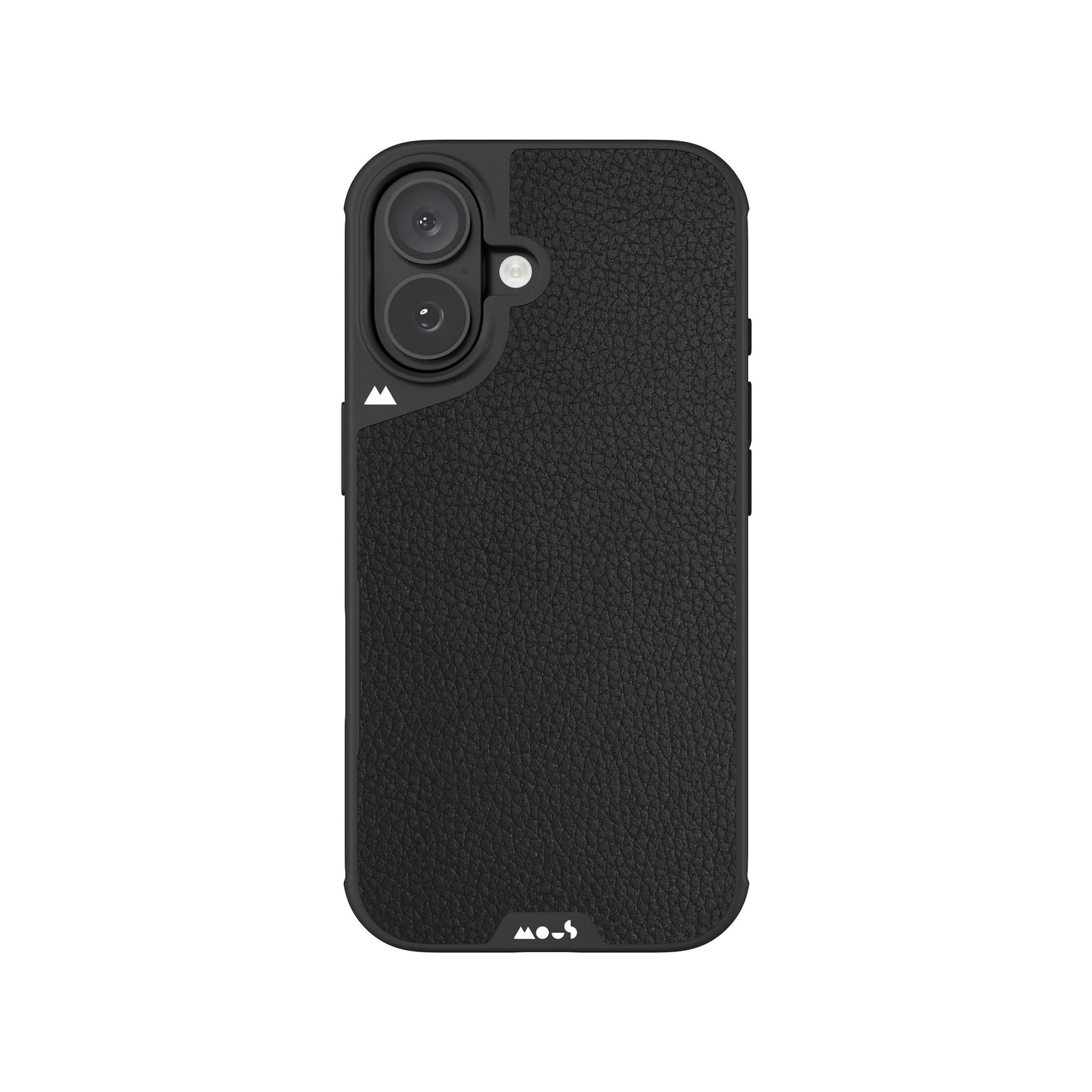 Compatible Black Leather Phone Case with Camera Control Button
