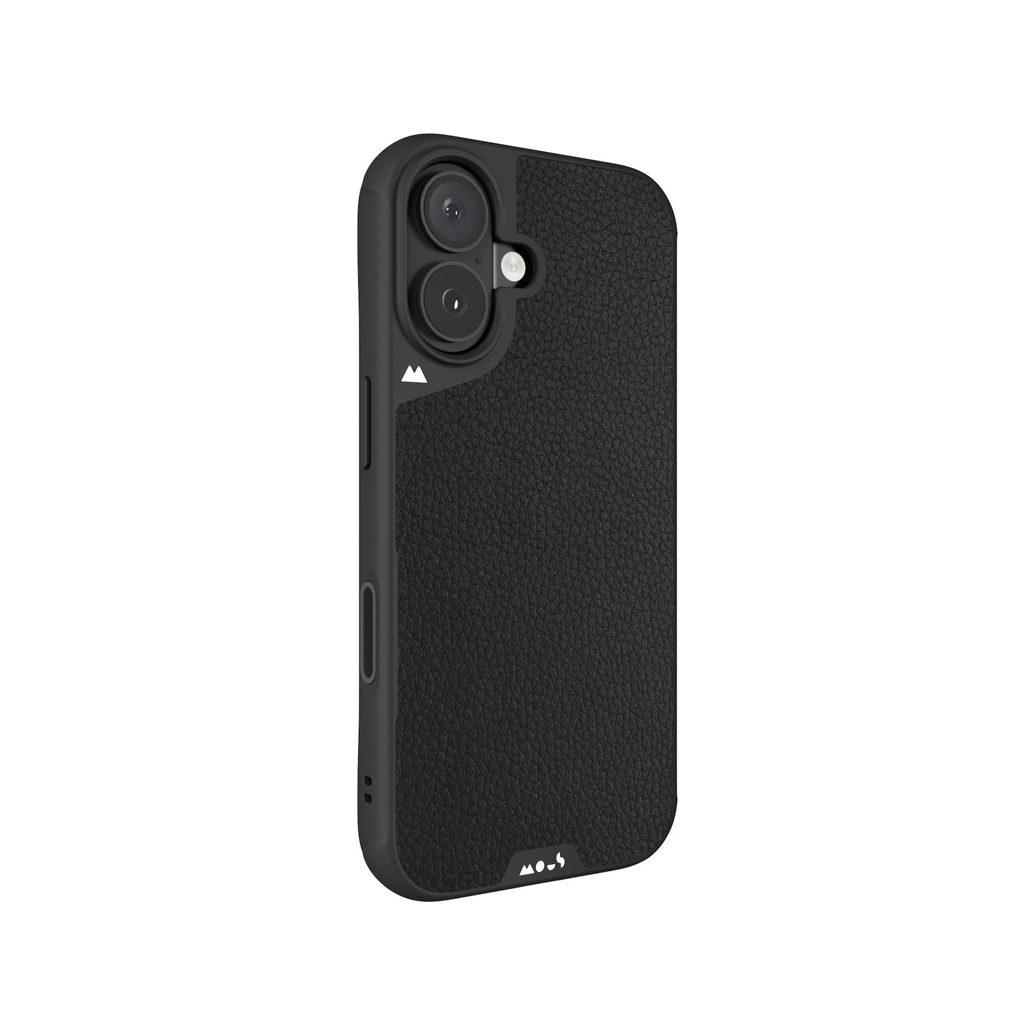 Compatible Black Leather Phone Case with Camera Control Button