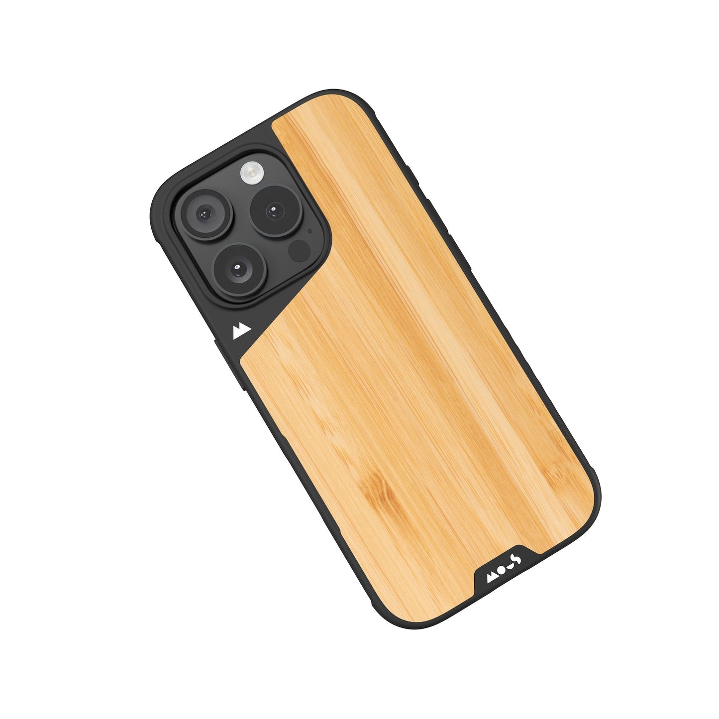 Compatible Bamboo Phone Case with Camera Control Button