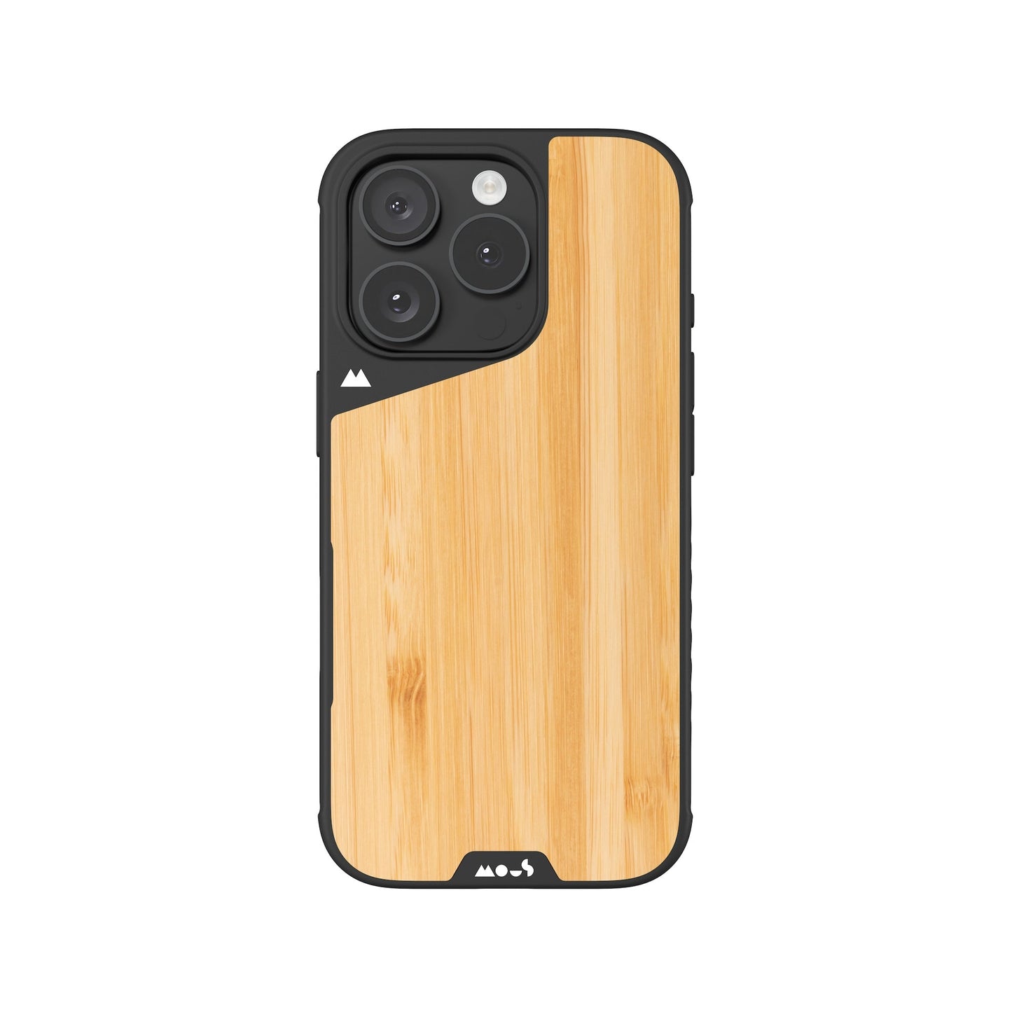 Compatible Bamboo Phone Case with Camera Control Button