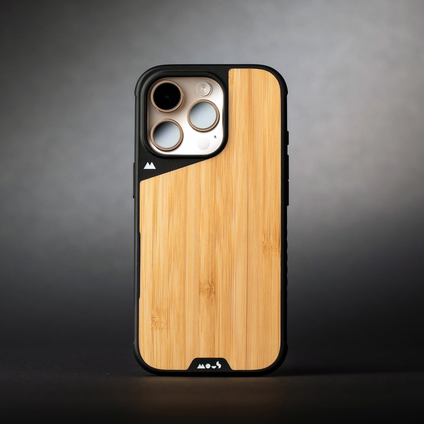 Compatible Bamboo Phone Case with Camera Control Button