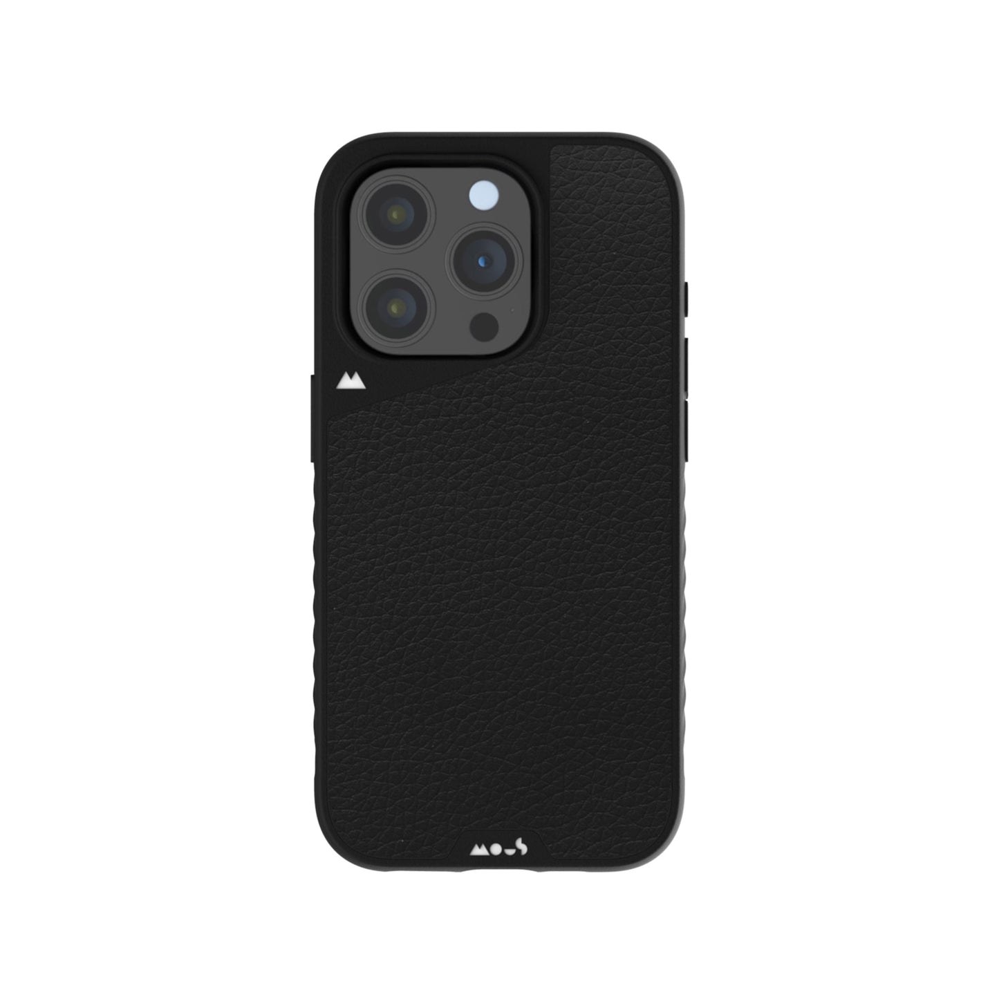 Compatible Black Leather Phone Case