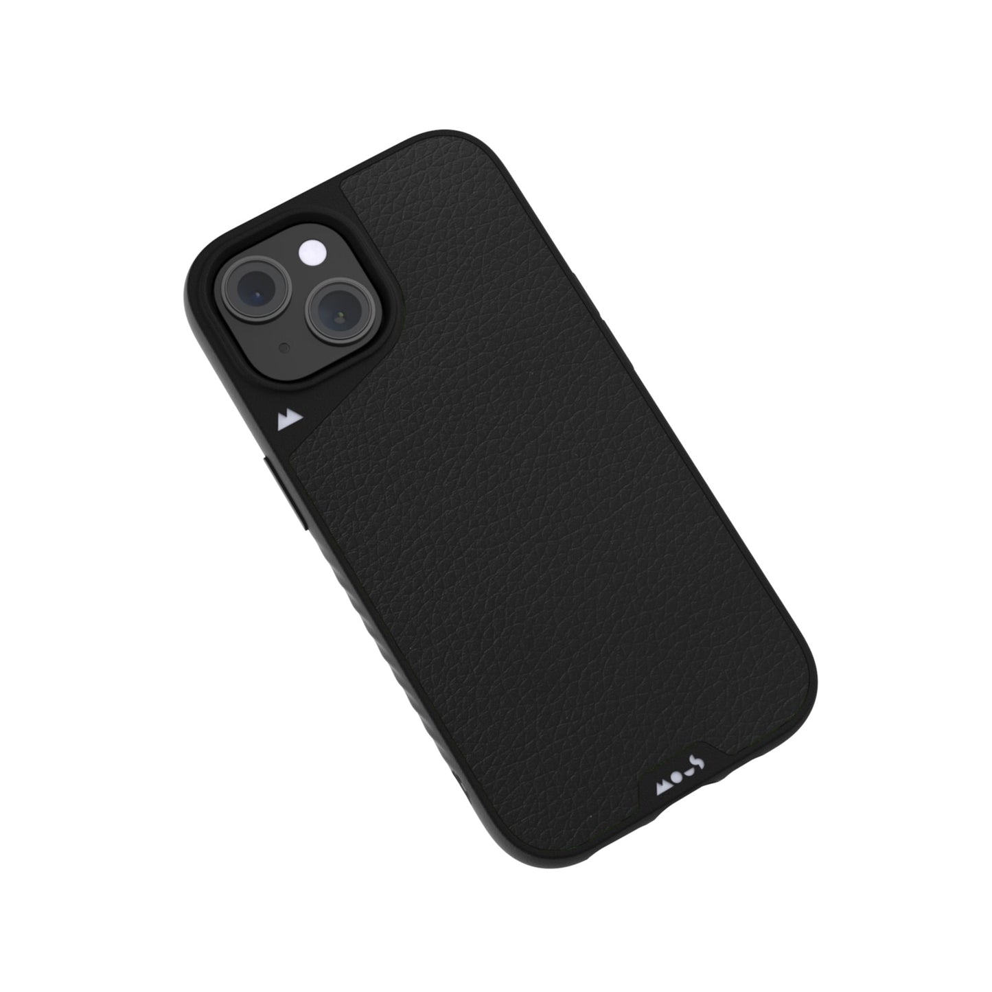 Compatible Black Leather Phone Case