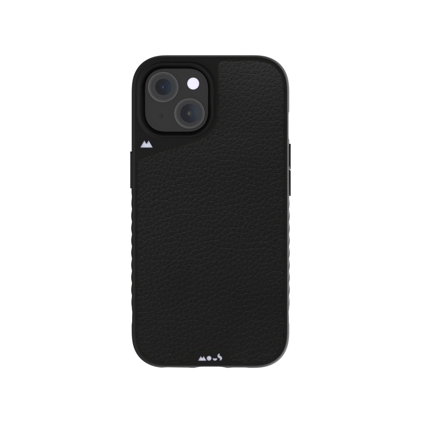 Compatible Black Leather Phone Case