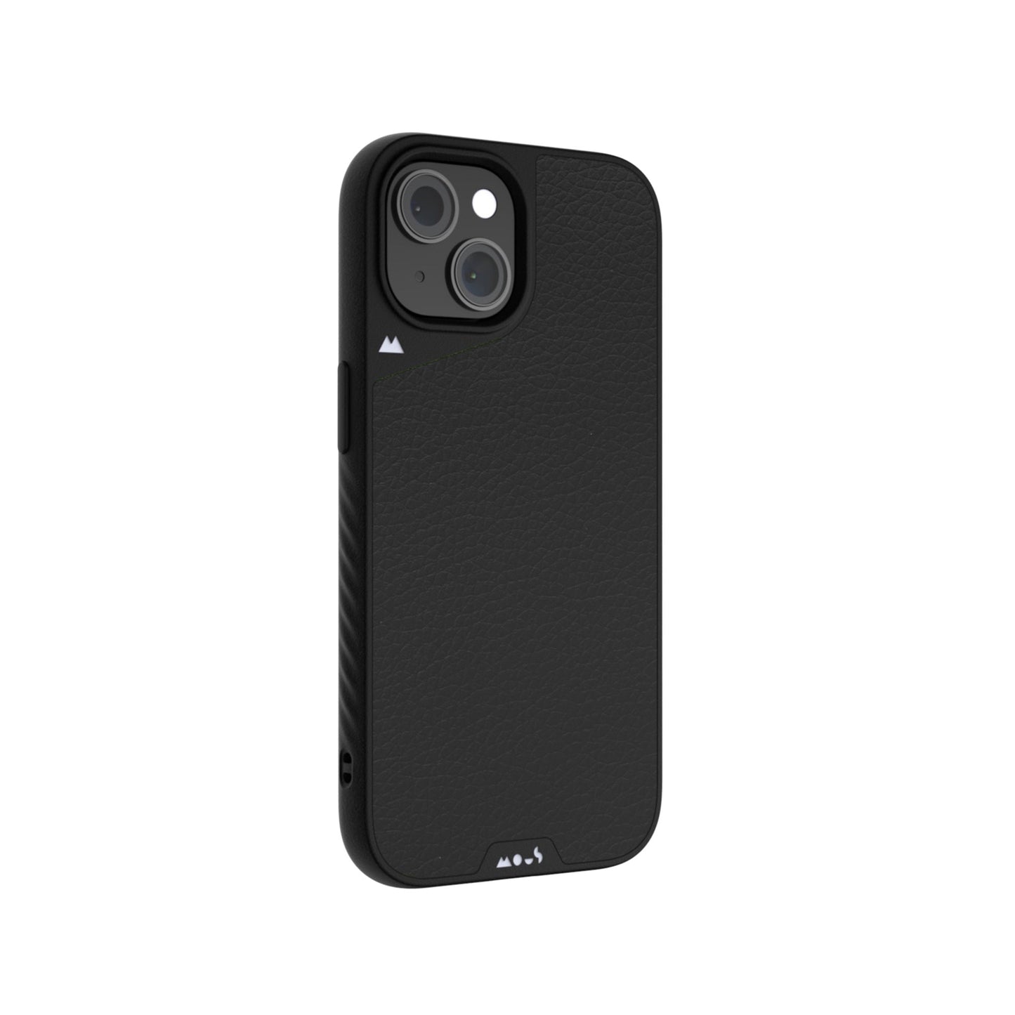 Compatible Black Leather Phone Case