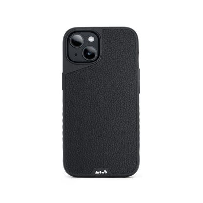 Compatible Black Leather Phone Case