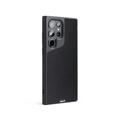 Compatible Black Leather Phone Case
