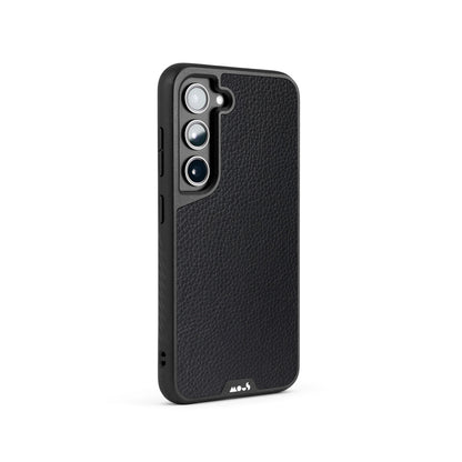 Compatible Black Leather Phone Case