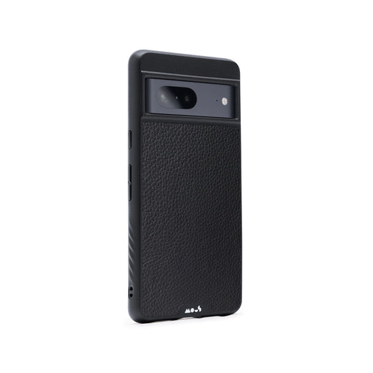 Compatible Black Leather Phone Case