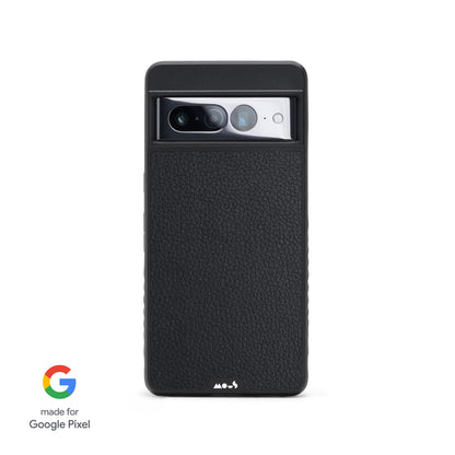 Compatible Black Leather Phone Case
