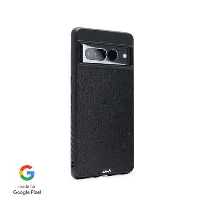Compatible Black Leather Phone Case
