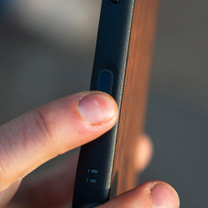 Compatible Walnut Phone Case with Camera Control Button