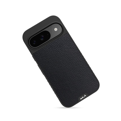 Compatible Black Leather Phone Case