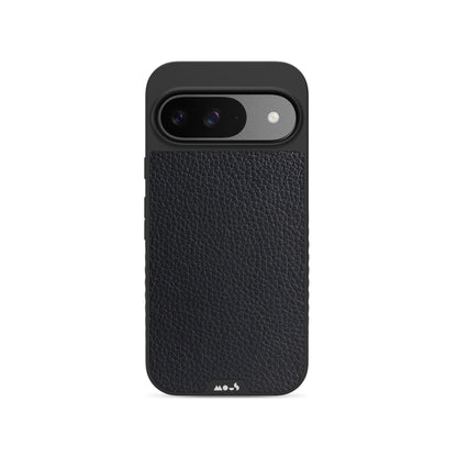 Compatible Black Leather Phone Case