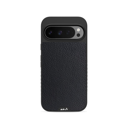 Compatible Black Leather Phone Case
