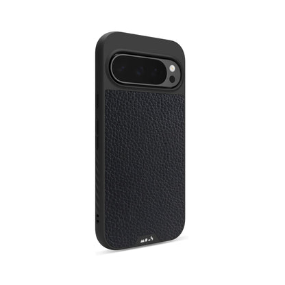 Compatible Black Leather Phone Case
