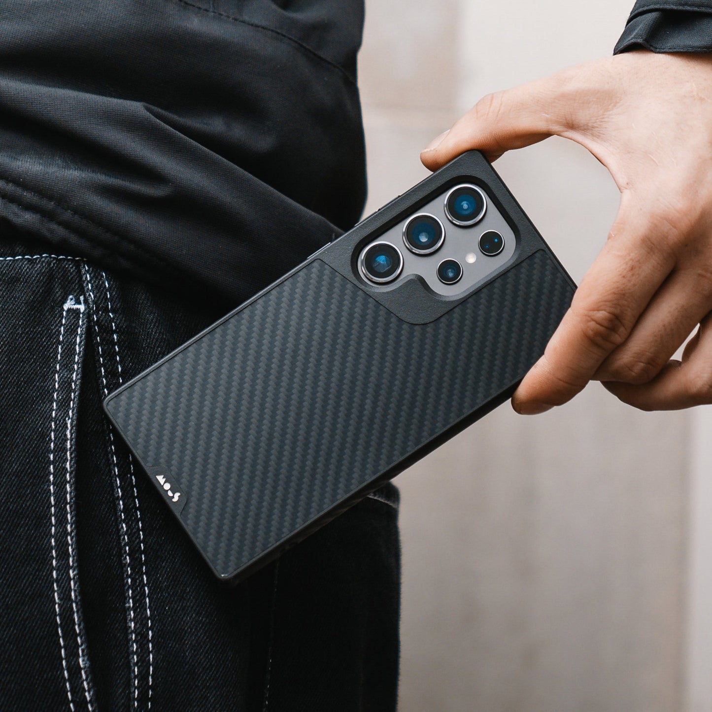 Compatible Aramid Fibre Phone Case