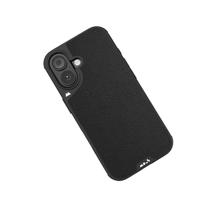 Compatible Black Leather Phone Case with Camera Control Button