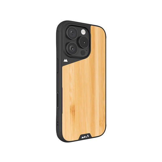 Compatible Bamboo Phone Case with Camera Control Button