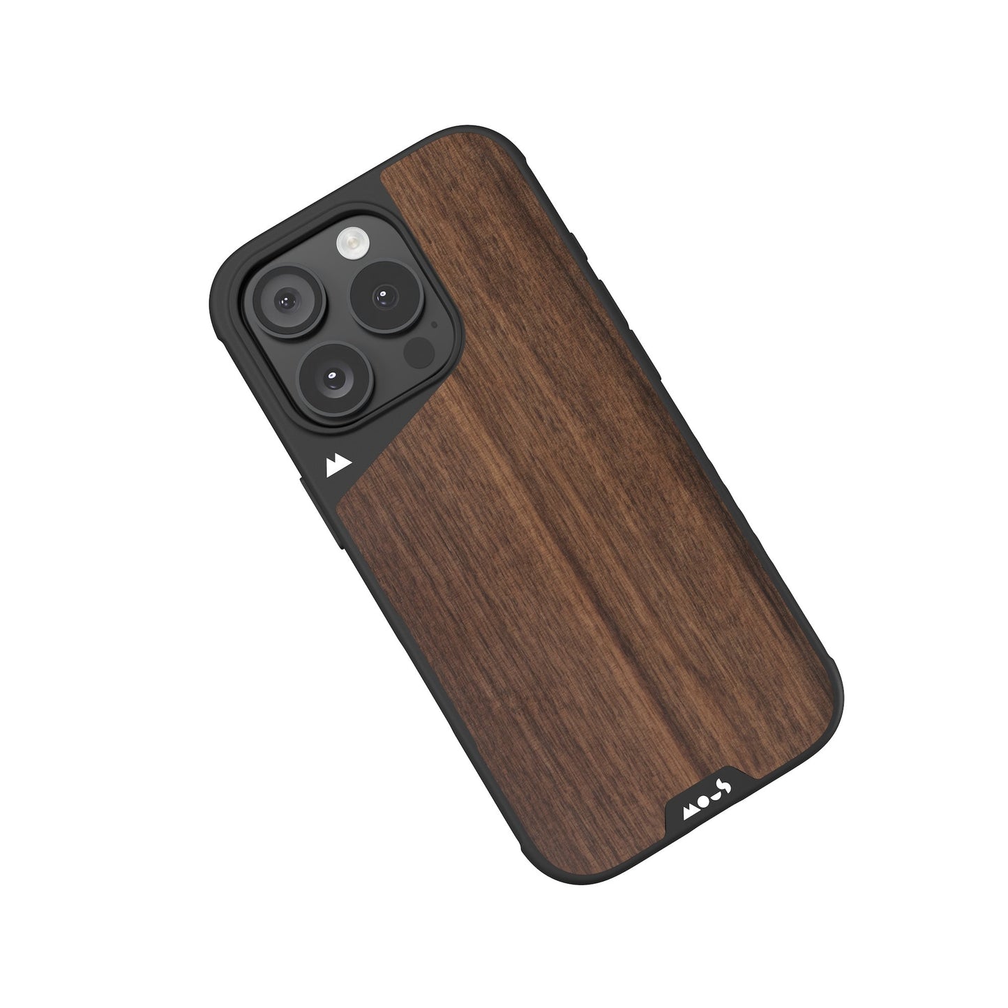 Compatible Walnut Phone Case with Camera Control Button