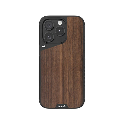 Compatible Walnut Phone Case with Camera Control Button
