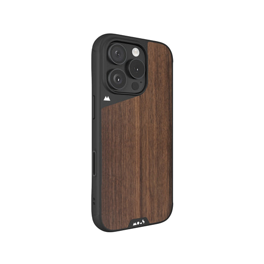 Compatible Walnut Phone Case with Camera Control Button