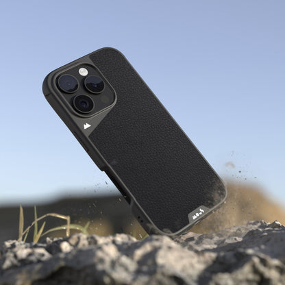 Black Leather Protective Phone Case
